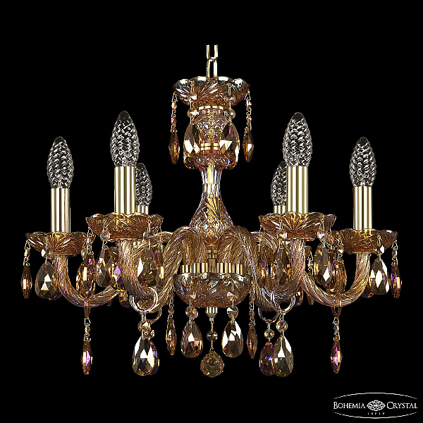 Подвесная люстра Bohemia Ivele Crystal 117/6/165 G M777