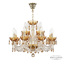 Подвесная люстра Bohemia Ivele Crystal 5402/8+4/195 G Amber/M-1H K721