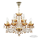 Подвесная люстра Bohemia Ivele Crystal 5402/8+4/195 G Amber/M-1H K721