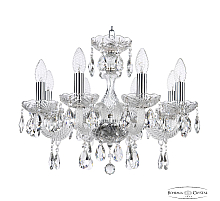 Подвесная люстра Bohemia Ivele Crystal 117/8/165 Ni