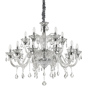 Подвесная люстра Ideal Lux Colossal SP15 Trasparente 114170