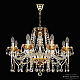 Подвесная люстра Bohemia Ivele Crystal 5413/8/240 G Amber/M-1G