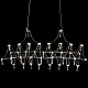 Подвесная люстра ILLUMICO IL0707-1200HX-34 Ether