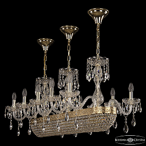 Подвесная люстра Bohemia Ivele Crystal 1452/10/195/1000 G