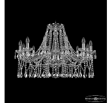 Подвесная люстра Bohemia Ivele Crystal 1413/12/300 Ni Leafs