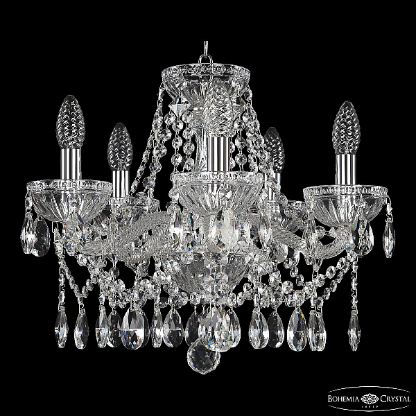 Подвесная люстра Bohemia Ivele Crystal 5413/5/141 Ni Clear/M-1G