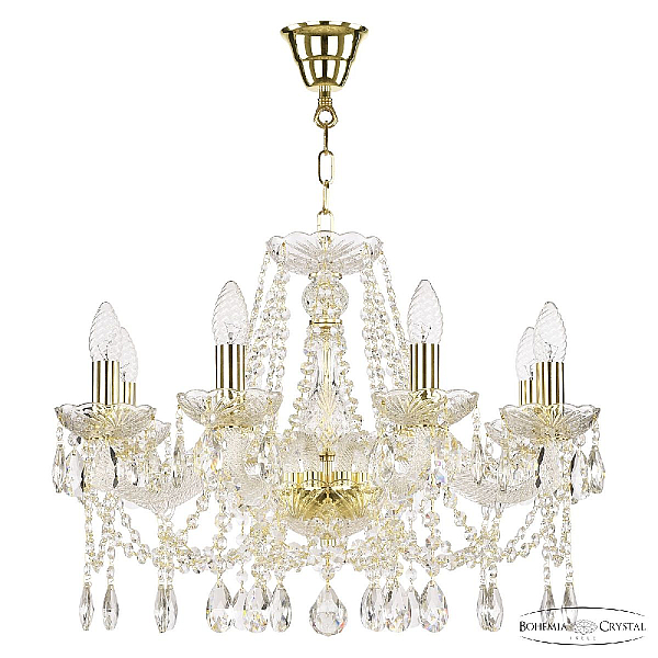 Подвесная люстра Bohemia Ivele Crystal 107/8/200 G