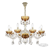Подвесная люстра Bohemia Ivele Crystal 5417/8/240 G Amber/M-1F