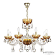 Подвесная люстра Bohemia Ivele Crystal 5417/8/240 G Amber/M-1F