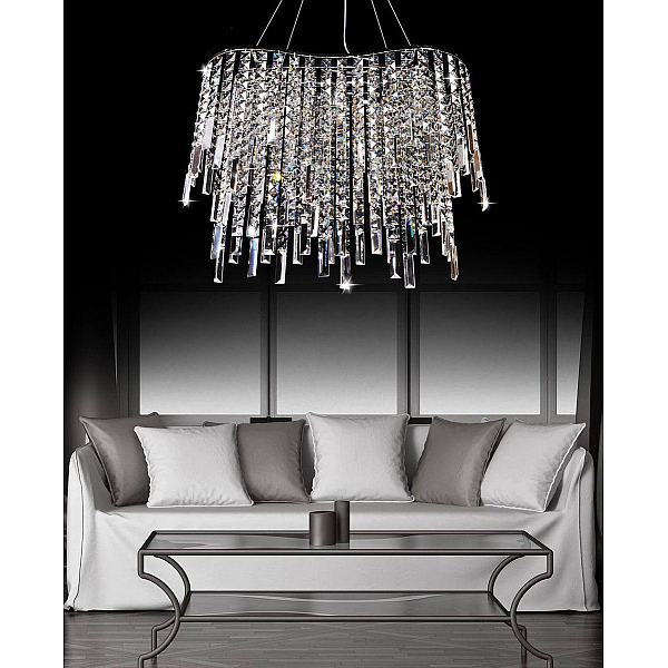Подвесная люстра Lumina Deco Zucchero LDP 2159-600 CHR