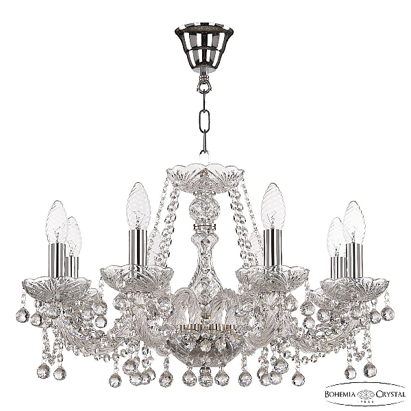Подвесная люстра Bohemia Ivele Crystal 108/8/195 Ni
