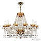 Подвесная люстра Bohemia Ivele Crystal 5413/12/300 G Amber/M-1F