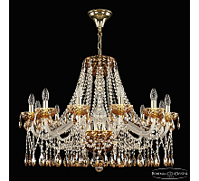 Подвесная люстра Bohemia Ivele Crystal 5413/12/300 G Amber/M-1F K721