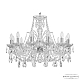 Подвесная люстра Bohemia Ivele Crystal 105/12/240 Ni