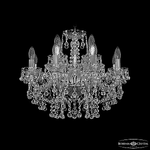 Подвесная люстра Bohemia Ivele Crystal 1409/8+4/195 Ni