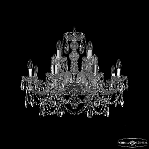 Подвесная люстра Bohemia Ivele Crystal 1411/8+4/240 Ni