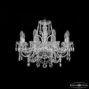 Подвесная люстра Bohemia Ivele Crystal 1411/8/195 Ni