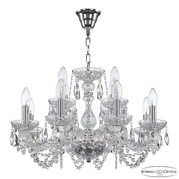 Подвесная люстра Bohemia Ivele Crystal 119/8+4/200 Ni