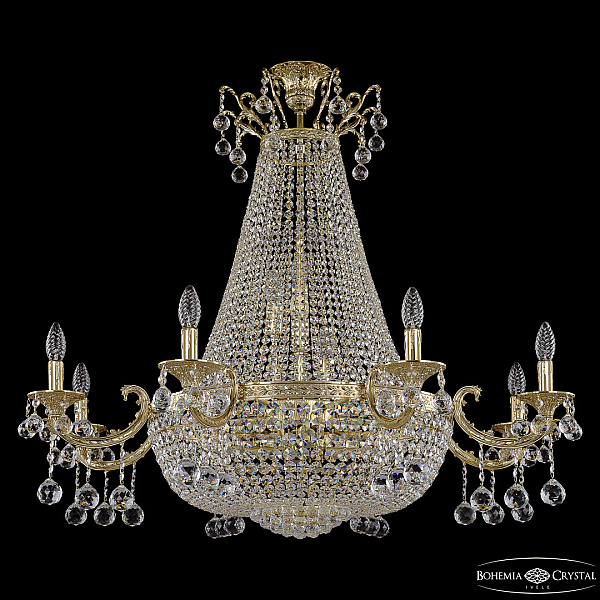Потолочная люстра Bohemia Ivele Crystal 2128H208/8/100IV/Y1 G