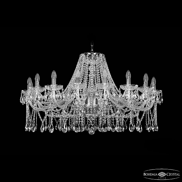Подвесная люстра Bohemia Ivele Crystal 1413/18/400 Ni