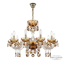 Подвесная люстра Bohemia Ivele Crystal 5417/10/240 G Amber/M-1H K721
