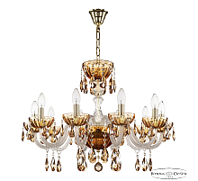 Подвесная люстра Bohemia Ivele Crystal 5417/10/240 G Amber/M-1H K721