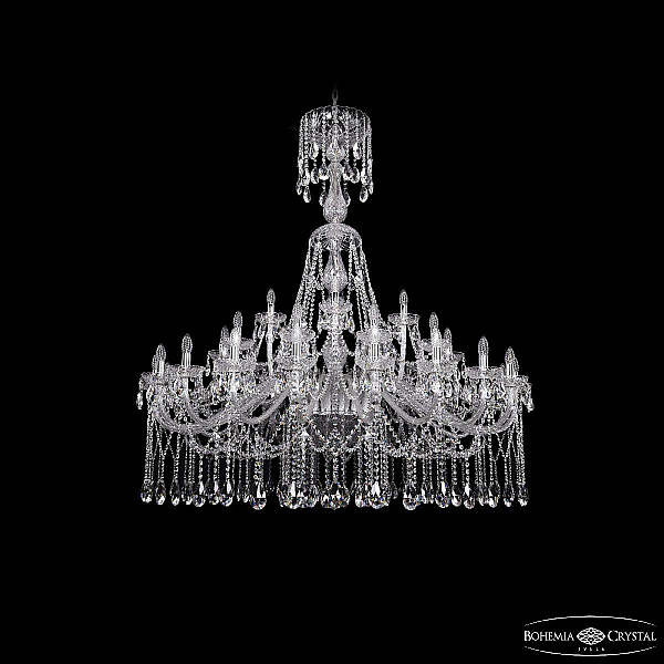 Подвесная люстра Bohemia Ivele Crystal 1413/20+10+5/530/XL-160 Ni