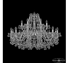 Подвесная люстра Bohemia Ivele Crystal 1409/12+6/360 Ni
