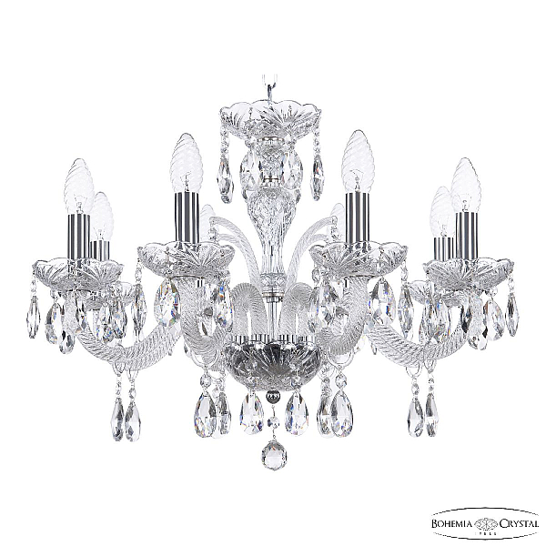 Подвесная люстра Bohemia Ivele Crystal 118/8/195 Ni