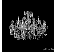 Подвесная люстра Bohemia Ivele Crystal 1403/10+5/300 Ni