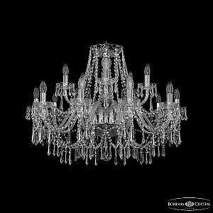 Подвесная люстра Bohemia Ivele Crystal 1403/10+5/300 Ni