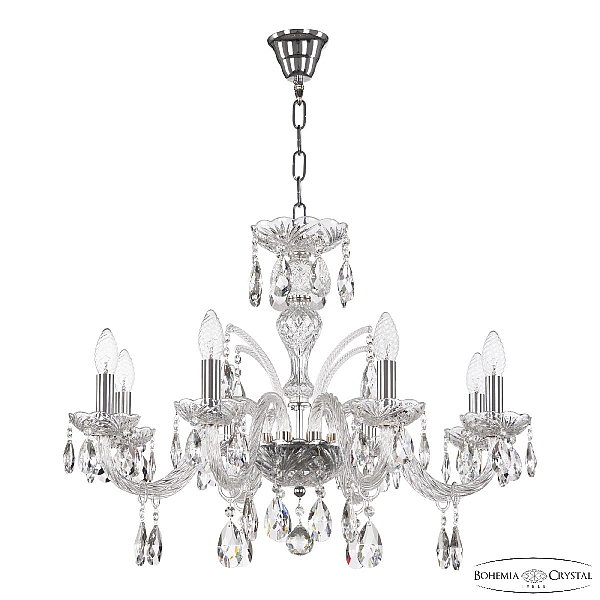 Подвесная люстра Bohemia Ivele Crystal 118/8/240 Ni