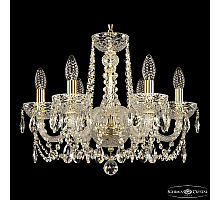 Подвесная люстра Bohemia Ivele Crystal 5402/6/165 G Clear/M-1F