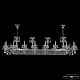Подвесная люстра Bohemia Ivele Crystal 1453/18/195/1500 Ni