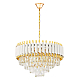 Подвесная люстра Lumina Deco Funneli LDP 6003-500 WT+F.GD