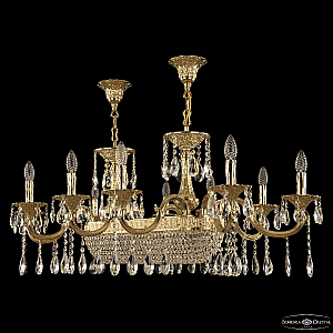 Подвесная люстра Bohemia Ivele Crystal 72153/10/250/600 G