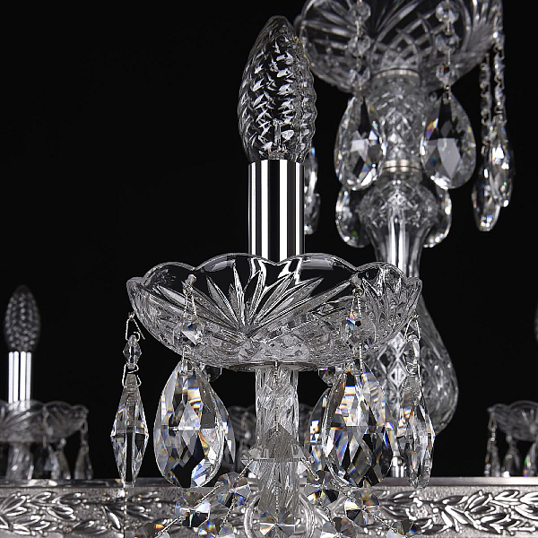 Подвесная люстра Bohemia Ivele Crystal 1453/18/195/1500 Ni