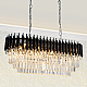 Подвесная люстра Natali Kovaltseva DARIAN 76017/8C CHROME BLACK