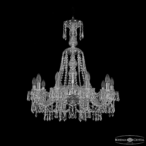 Подвесная люстра Bohemia Ivele Crystal 1403/10/240/XL-75 Ni