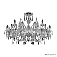 Подвесная люстра Bohemia Ivele Crystal 105/12+6/360 Ni