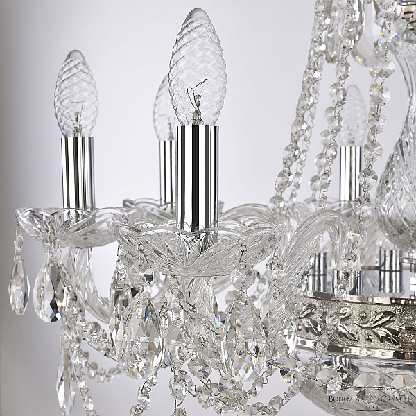Подвесная люстра Bohemia Ivele Crystal 1451/8/160/250 Ni