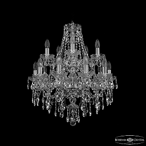 Подвесная люстра Bohemia Ivele Crystal 1415/10+5/200/2d Ni