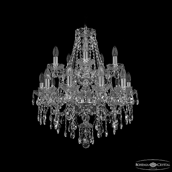 Подвесная люстра Bohemia Ivele Crystal 1415/10+5/200/2d Ni
