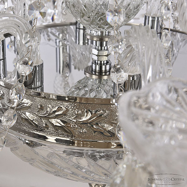 Подвесная люстра Bohemia Ivele Crystal 1451/8/160/250 Ni