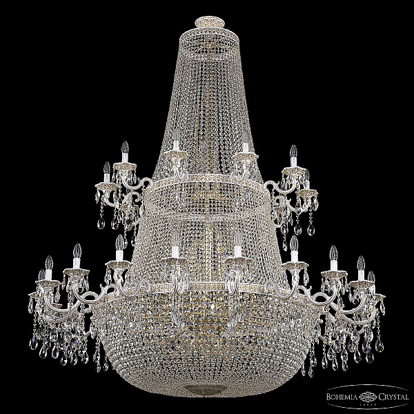 Подвесная люстра Bohemia Ivele Crystal AL2210H201/20+10/162FL/2D/Y1 AGB