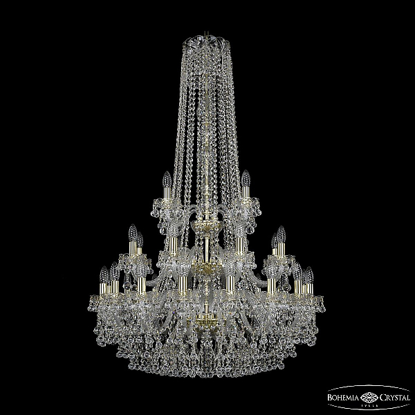 Подвесная люстра Bohemia Ivele Crystal 1409/16+8+4/300/h-130/3d G