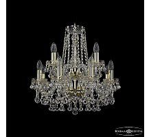 Подвесная люстра Bohemia Ivele Crystal 1409/8+4/160/2d G