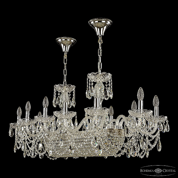 Подвесная люстра Bohemia Ivele Crystal 1453/12/195/800 Ni