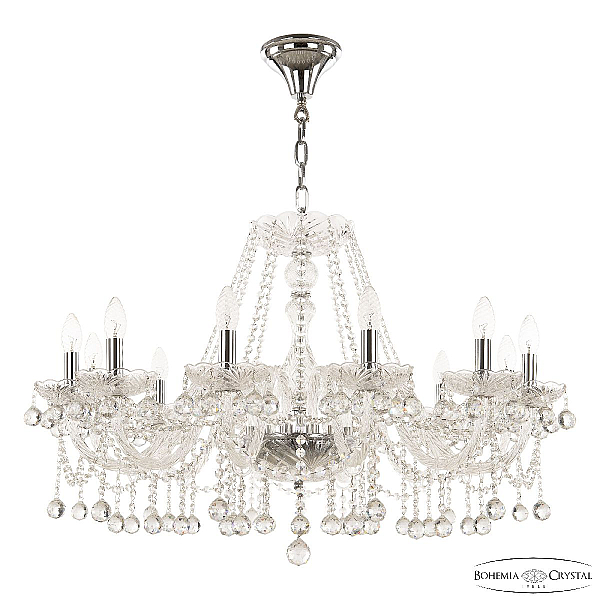 Подвесная люстра Bohemia Ivele Crystal 108/12/300 Ni