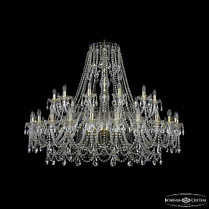 Подвесная люстра Bohemia Ivele Crystal 1411/24+12/530 G